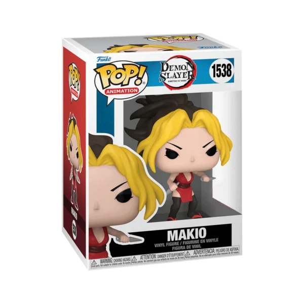 Funko Pop Animation: Demon Slayer - Makio pose de Batalla Exclusivo
