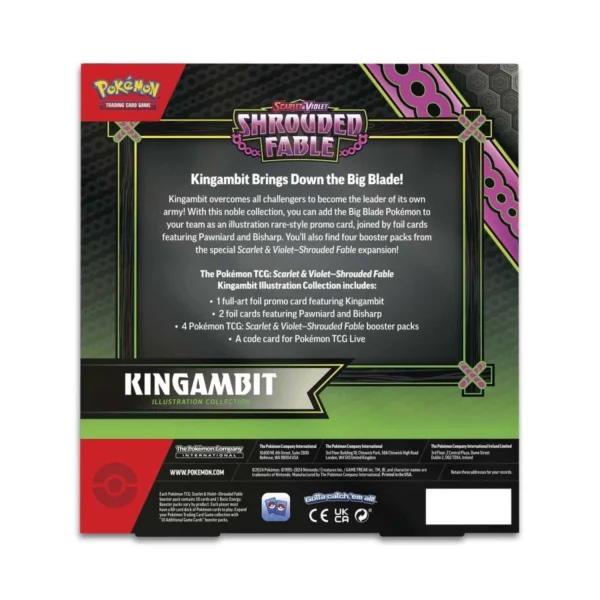 POKÉMON TCG - SCARLET & VIOLET SHROUDED FABLE KINGAMBIT ILUSTRATION COLLECTION
