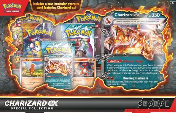 Pokemon TCG: Charizard ex Special Collection en Ingles
