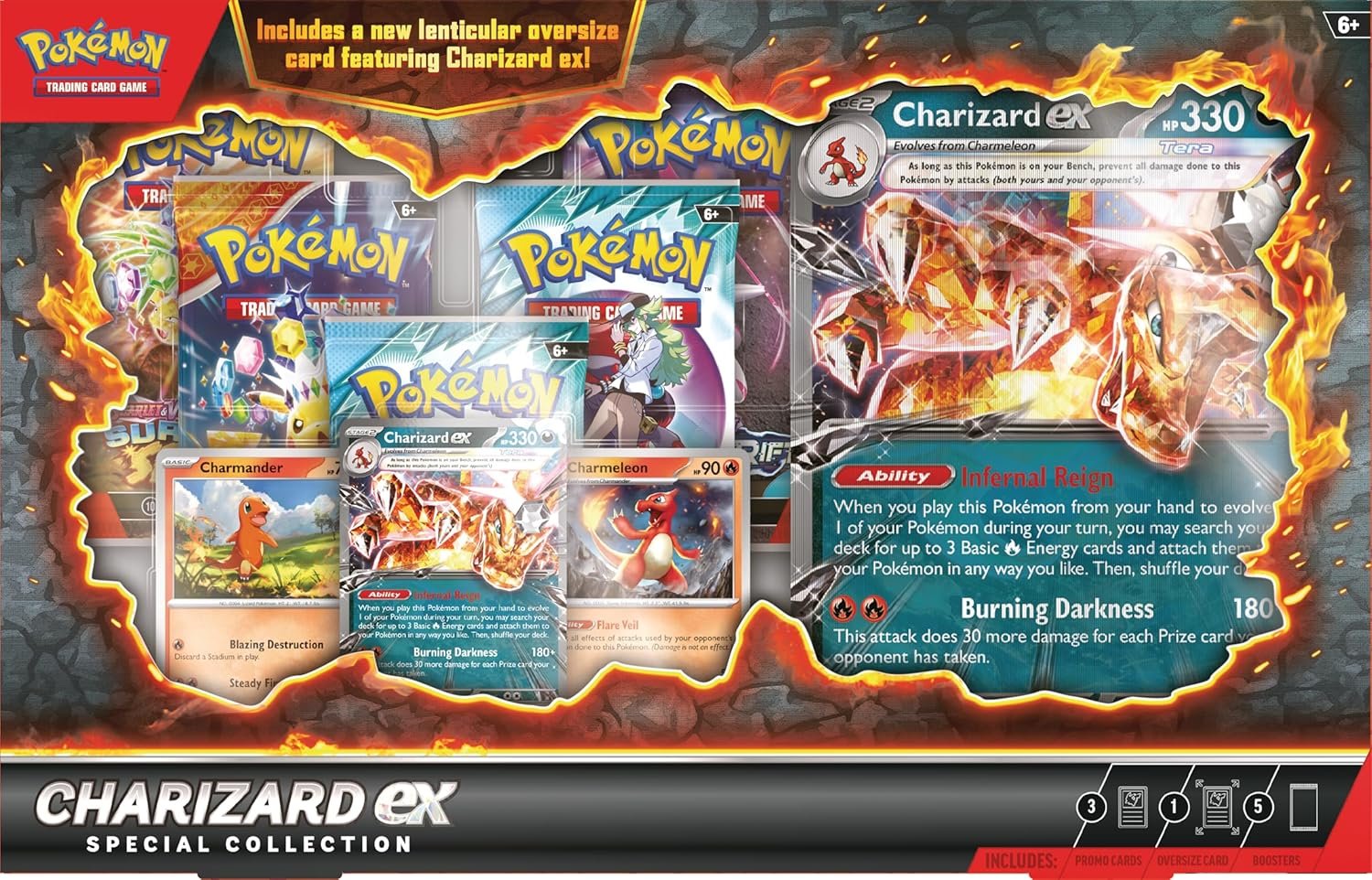 Pokemon TCG: Charizard ex Special Collection en Ingles