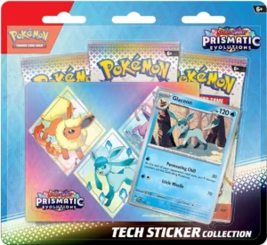 Pokemon TCG - Escarlata y Purpura Evoluciones Prismaticas - Tech Sticker EN ESPAÑOL (AL AZAR)