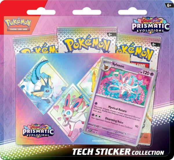 Pokemon TCG - Escarlata y Purpura Evoluciones Prismaticas - Tech Sticker EN ESPAÑOL (AL AZAR)