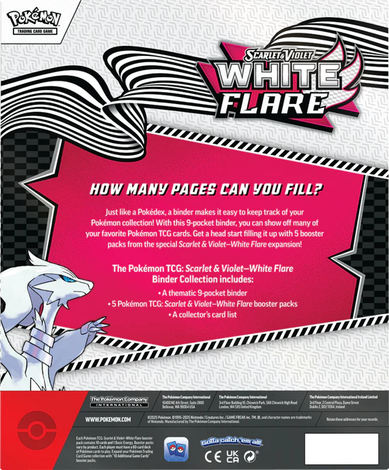 Pokemon TCG - White Flare - Binder Collection - INGLES