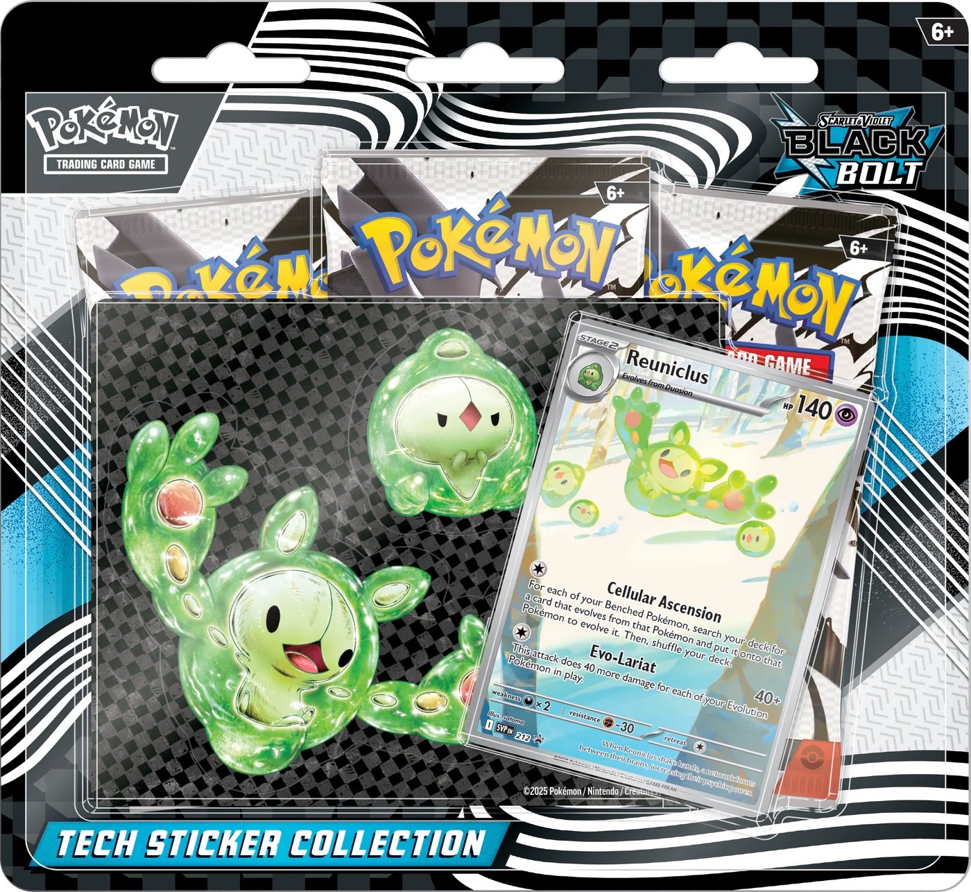 Pokemon TCG – Black Bolt – Tech Sticker Collection (INGLÉS)