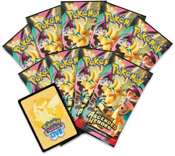 Pokemon TCG - Ascended Heroes - Elite Trainer Box ETB (inglés)