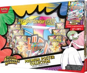 Pokemon TCG - Ascended Heores - Premium Poster Collection - MEGA GARDEVOIR - Inglés