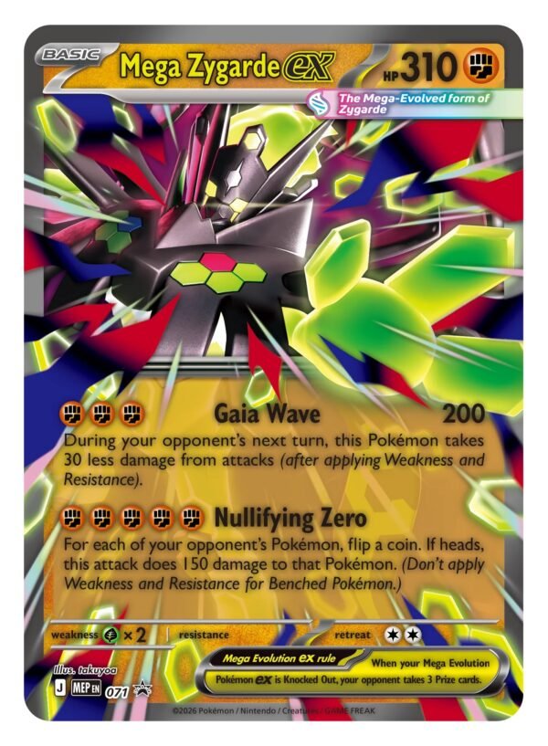 Pokemon TCG - Mega Zygarde ex Premium Collection - INGLÉS