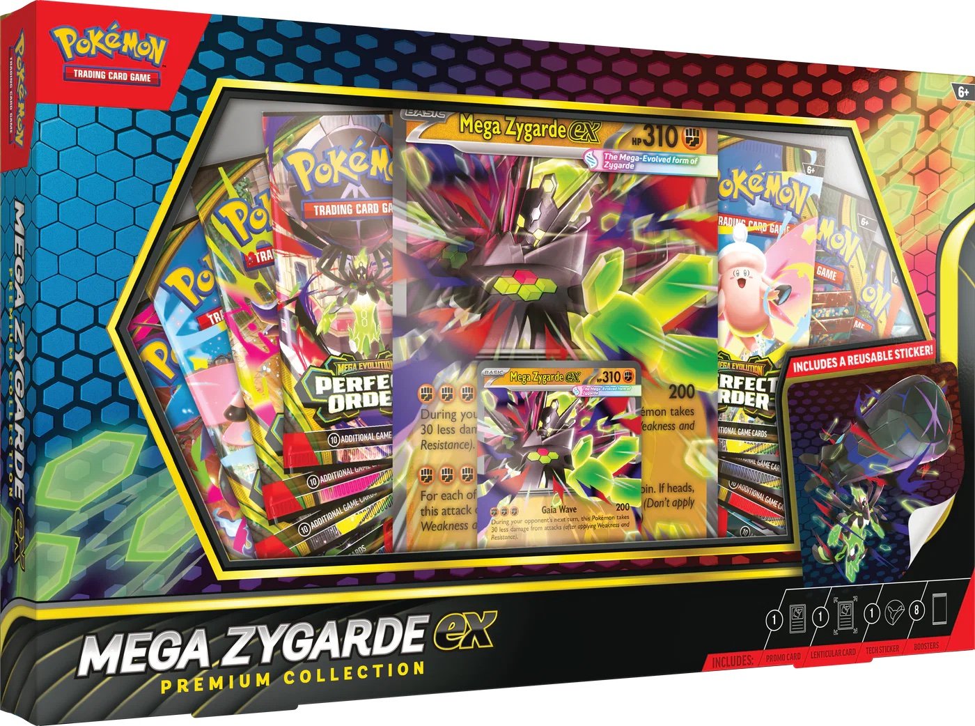 Pokemon TCG – Mega Zygarde ex Premium Collection – INGLÉS