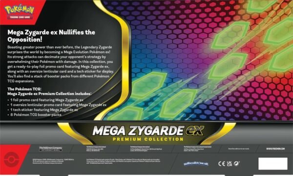 Pokemon TCG - Mega Zygarde ex Premium Collection - INGLÉS